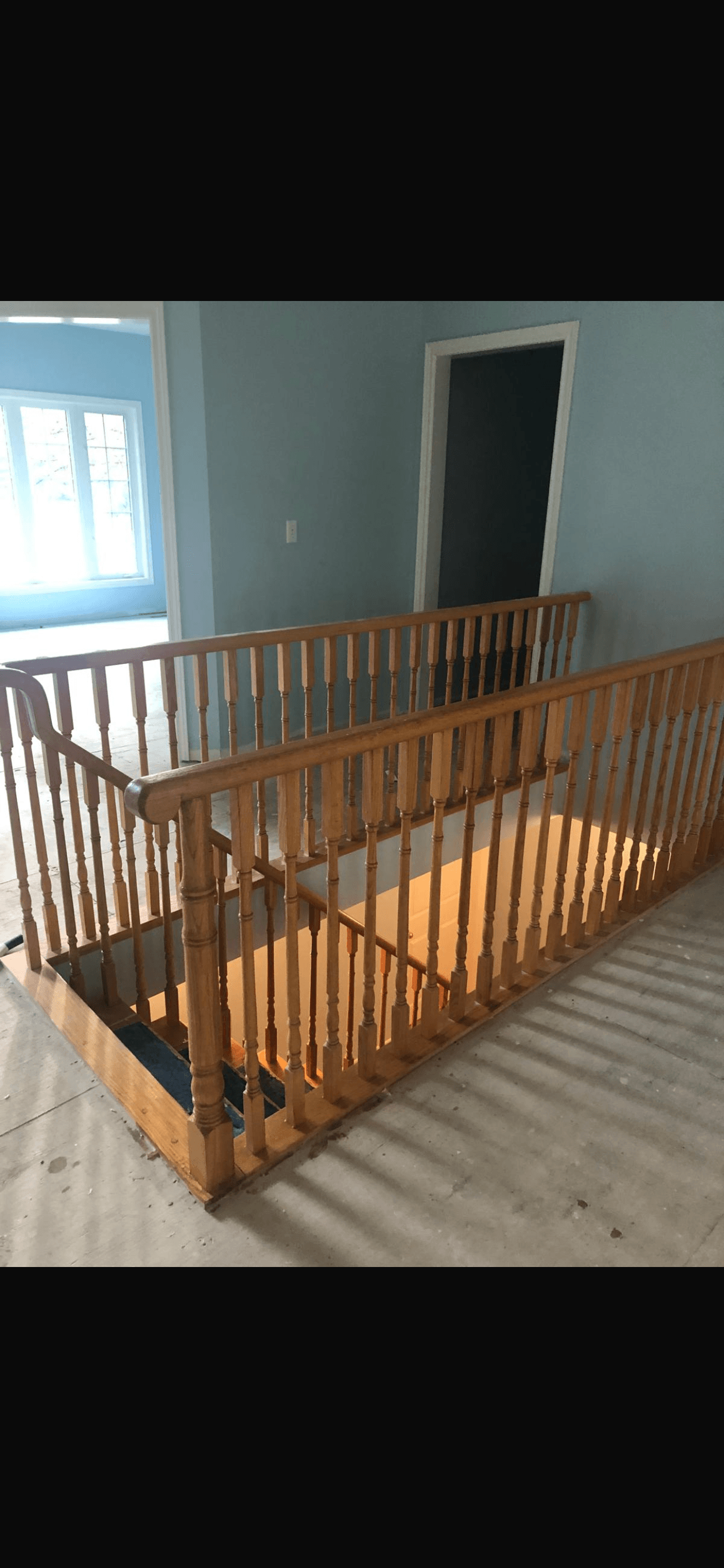 Staircase Refinishing - Before