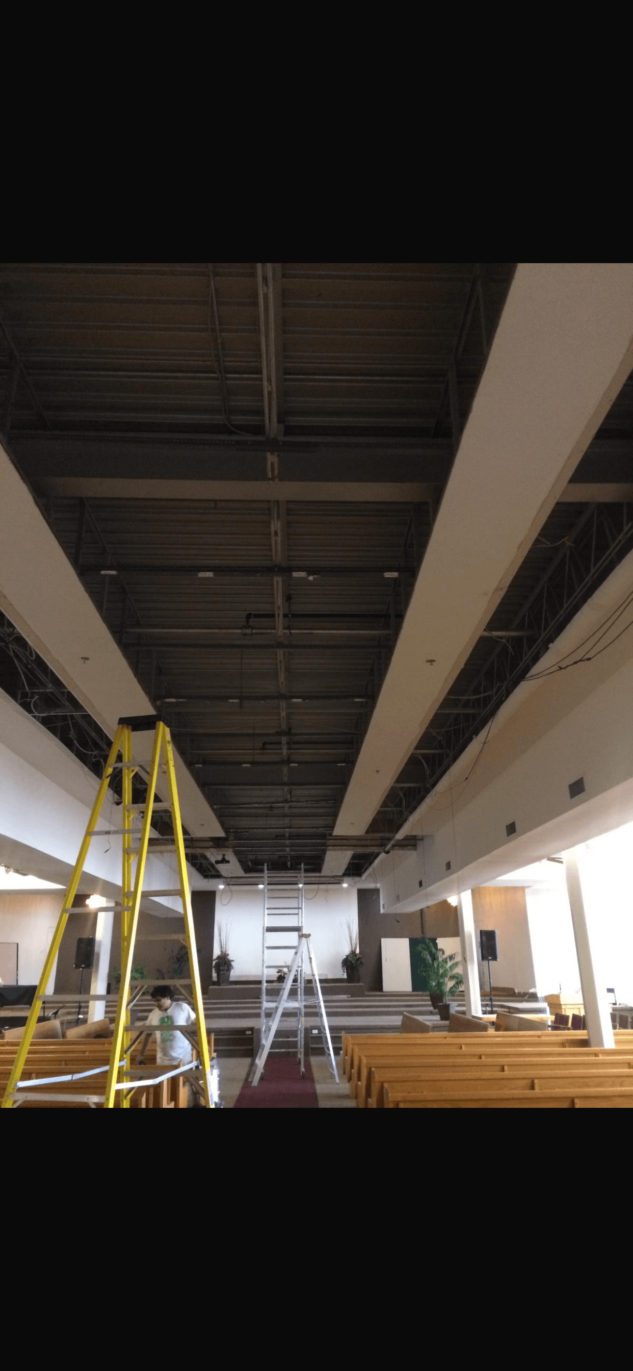 Church Ceiling Renovation - Before